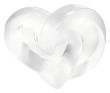 Hearts paperweight Clear - Lalique